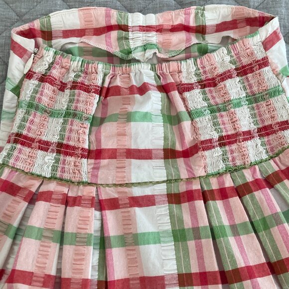 Juicy Couture Plaid Sundress with Strawberry Charms, Size S - Picture 4 of 4